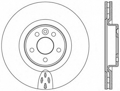 OPEN PARTS bdr245620 -  Тормозной диск